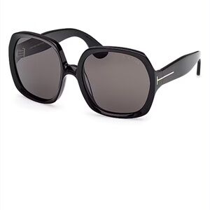 TOM FORD   Saffron 60MM Round Sunglasses